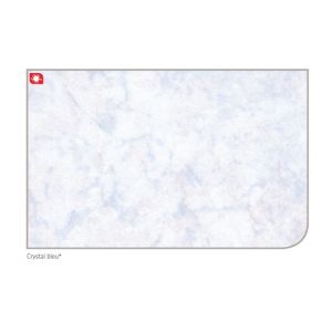 AKW International Panneau mural crystal bleu 2420x600mm verti-lock anti-bactérien INTERNATIONAL