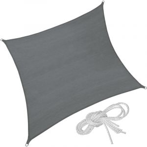 TecTake Voile d'ombrage carrée, variante 2 - toile solaire, toile d´ombrage, voile solaire - 500 x 500 cm