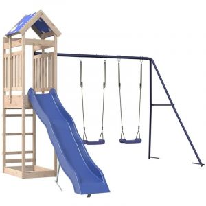 VidaXL Aire De Jeux D'ext&eacute;rieur Bois De Pin Massif