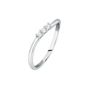 Live Diamond Bague pour femme LDW006100014 375 Or blanc recyclé