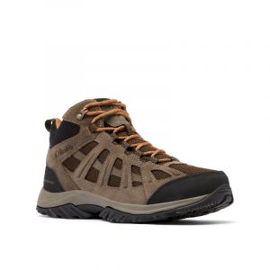 Columbia Redmond 3 Mid Waterproof, Bottes de Trekking et de randonnée imperméables à Taille Moyenne, Cordovan/Elk,