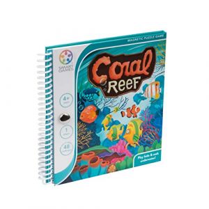 SmartGames Coral Reef, Magnetic Puzzle Game with 48 Challenges, 4+ Years