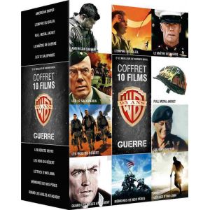 Collection de 10 films de guerre Warner - Coffret DVD