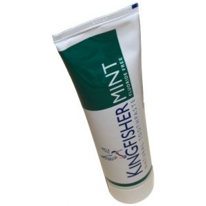 Image de Kingfisher Pack de 3 dentifrices à la menthe sans fluorure 100 ml