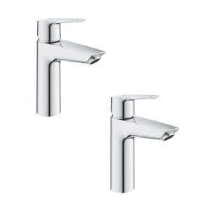 Grohe Mitigeur lavabo Start 2021 avec vidage Push-Open chrome taille M