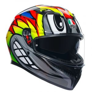 AGV K3 Birdy 2.0 Grey/Yellow/Red XL Casque