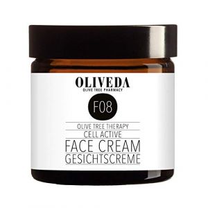 Image de Oliveda F08 - Cr&egrave;me Visage + Beurre de Karit&eacute; | pour les peaux exigeantes | Cr&egrave;me de jour + haute concentration en principes actifs + prolonge la vie des cellules | aux ingr&eacute;dients biologiques - 50 ml