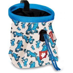 Ocun Lucky Chalk Bag with Belt Kids, bleu/blanc Sacs à magnésie