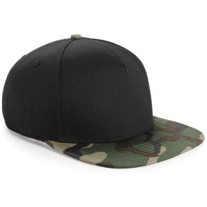 Beechfield - Lot de 2 casquettes de baseball - Homme (Taille unique) (Noir/Camouflage jungle) - UTRW6723