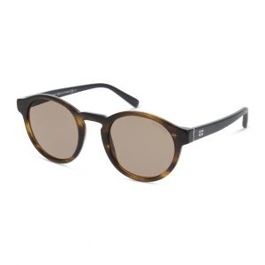 Image de Tommy Hilfiger TH1856/RE/S Lunettes de Soleil - Panthos Marron Bleu