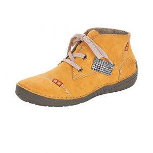 Rieker Bottes Femme 52543-69, Pointure:38 EU, La Couleur:Jaune