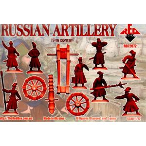 Red Box Russian Artillery, 17th Century - 1:72e