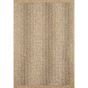 Image de Nazar Tapis polypropylène aspect jute bleu - 60x180 cm