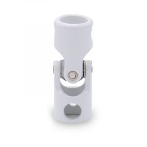 Genouillère, Blanc, D.12 M5, D.12 M5, Aluminium, Volet roulant à manivelle