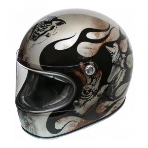 Premier Casque int&eacute;gral Trophy BD Titanium- L