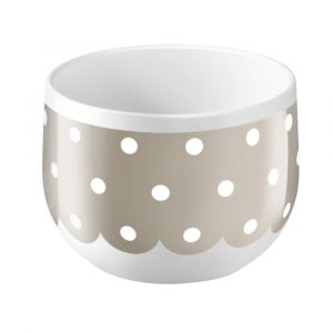 Medard de noblat Verrine en Porcelaine Taupe