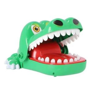 Croco dentiste le crocodile croc mord doigt rigolo Grand format 21x14 5cm Jeu d action classique enfant Jouet et carte Tigre