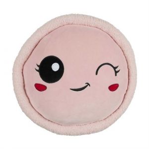 Peluche macaron rose 36 cm Kawaii