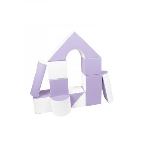 Set de 11 blocs en mousse lilas