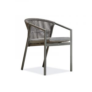 Remarquable Fauteuil de jardin - Gris anthracite