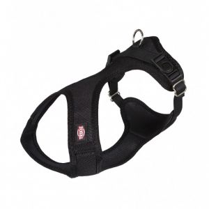 Image de Trixie Comfort soft harnais - S: 33-50 cm/20 mm, noir