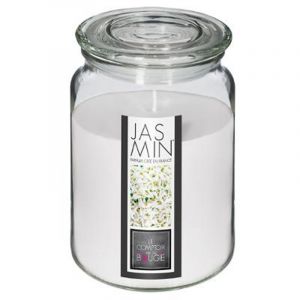 Bougie Parf ée en Verre "Couvercle" 510g Jasmin Prix