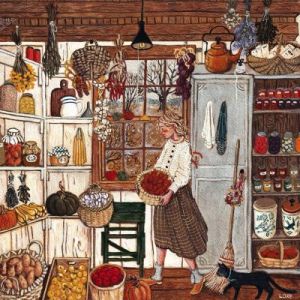 Puzzle 500 pièces : Magasins d'hiver