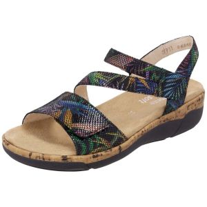 Remonte Sandales &agrave; lani&egrave;res pour femme R6860, multicolore, 39 EU