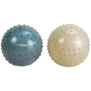 Set De 2 Balles Sensorielles - Bleu Métallique Et Kaki