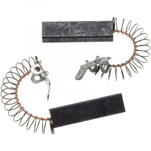 Vhbw 2x Balais de charbon pour moteur 37 x 10 x 6,3mm compatible avec Miele WM3010C TYPWS5406(GB), WS5103 TYPWS5103 machine à laver