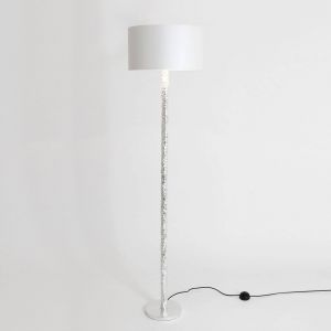 Boutica-design Lampadaire Cancelliere Rotonda 1x100W E27 Argent
