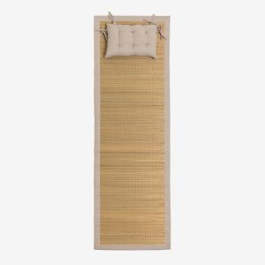 Tapis De Plage Avec Coussin Neila Tapioca Beige
