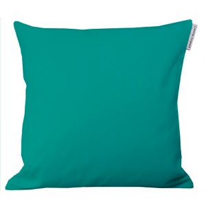 Garnier Thiebaut Housse de coussin pur coton bleu 50x50