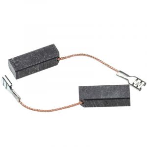 Vhbw 2x Balais de charbon pour moteur 25 x 10 x 6,4mm compatible avec Miele W417, W422, W425, W427, W429, W429 S, W430, W432, W433 machine &agrave; laver