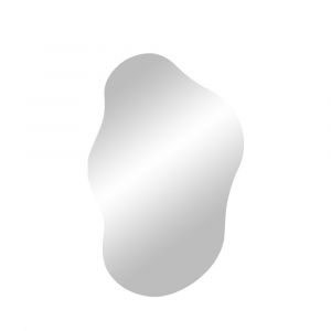 Miroir de forme organique 40x60cm transparent