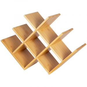 &Eacute;tag&egrave;re &agrave; vin en bambou pour 8 bouteilles 3804