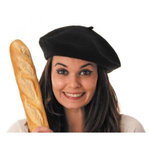 Ruedelafete Béret Basque Noir - Adultes