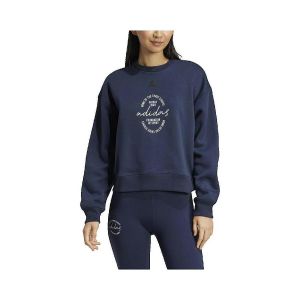 Adidas Sweatshirt ample femme Signature Graphic Print Fleece