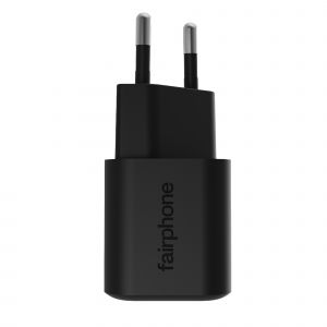 Fairphone Chargeur rapide USB-C 30 W - Chargeur GaN - Noir