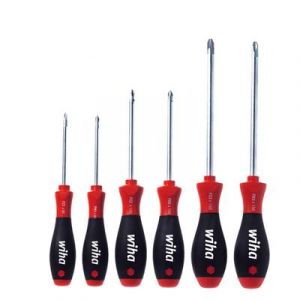 Image de Wiha Softfinish Phillips/Pozidriv Jeu De Tournevis - 6Pcs Lames Rondes - 311 K6 - PEREL