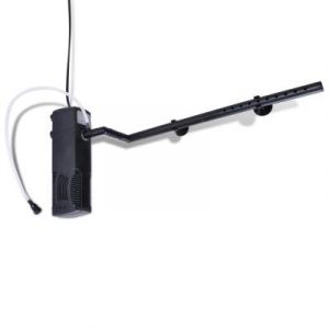VidaXL Pompe de filtration d'aquarium avec charbon actif 800 L/h