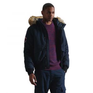 Superdry Everest Bomber Parka, Eclipse Navy, 2XL Homme