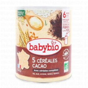 BabyBio Cereales Cacao con Quinoa 220g