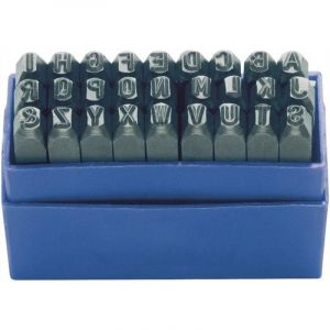 Jeu de lettres à frapper 329 kukko 1 pièce(s) jeu lettres frapper 329 27 pièces a-z h police 10mm - kukko