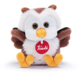 GP Toys Trudi Trudino Hibou Peluche Petit Cadeau Saint Valentin et No&euml;l | 11x14x11cm Taille XS | Trudini Classic | mod&egrave;le 52234