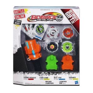 Image de Hasbro Pack de 4 toupies Beyblade Metal Fury Ultimate Gift Set