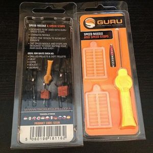 Guru Speedstops et aiguille pour p&ecirc;che &agrave; la ligne/carpe