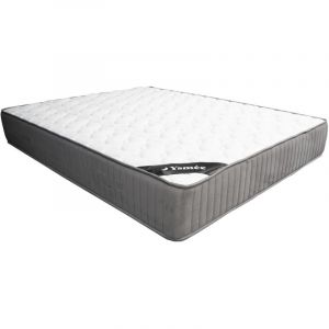 Vente-unique - Matelas 140 x 190 cm mousse hr et accueil latex ép.30cm - malino de ysmée