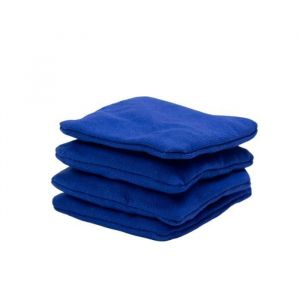 1x4 Sac de Cornhole &ndash; ACL REC &ndash; Jeu d&rsquo;Adresse Ext&eacute;rieur &ndash; Bleu &ndash; Remplissage Granul&eacute;