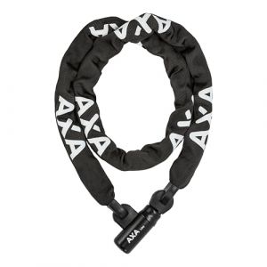 Axa bike security Linq 180 Chain Lock - ART 2 Lock pour v&eacute;los cargo - Maillons extra &eacute;pais - 180 cm de long - 9,5 mm - Noir